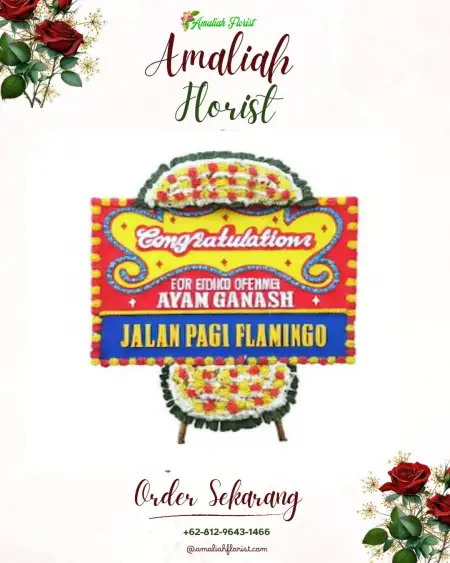 Sewa Papan Bunga Gedung Bale Rame Soreang